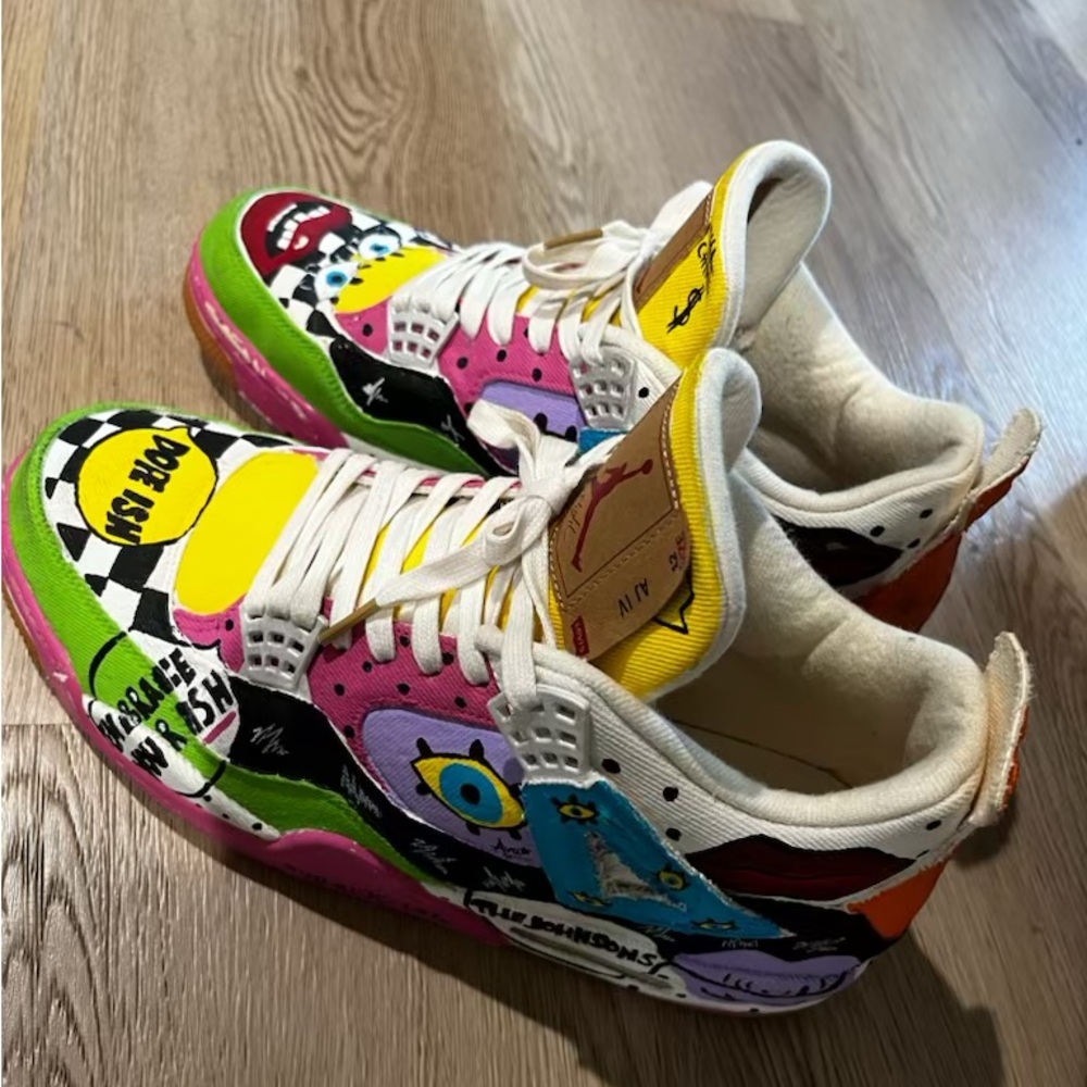 Limited edition men’s Jordans customized from a Disney movie event